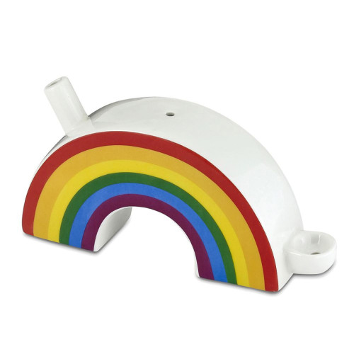 6 INCH RAINBOW CERAMIC WATER PIPE 352GM
